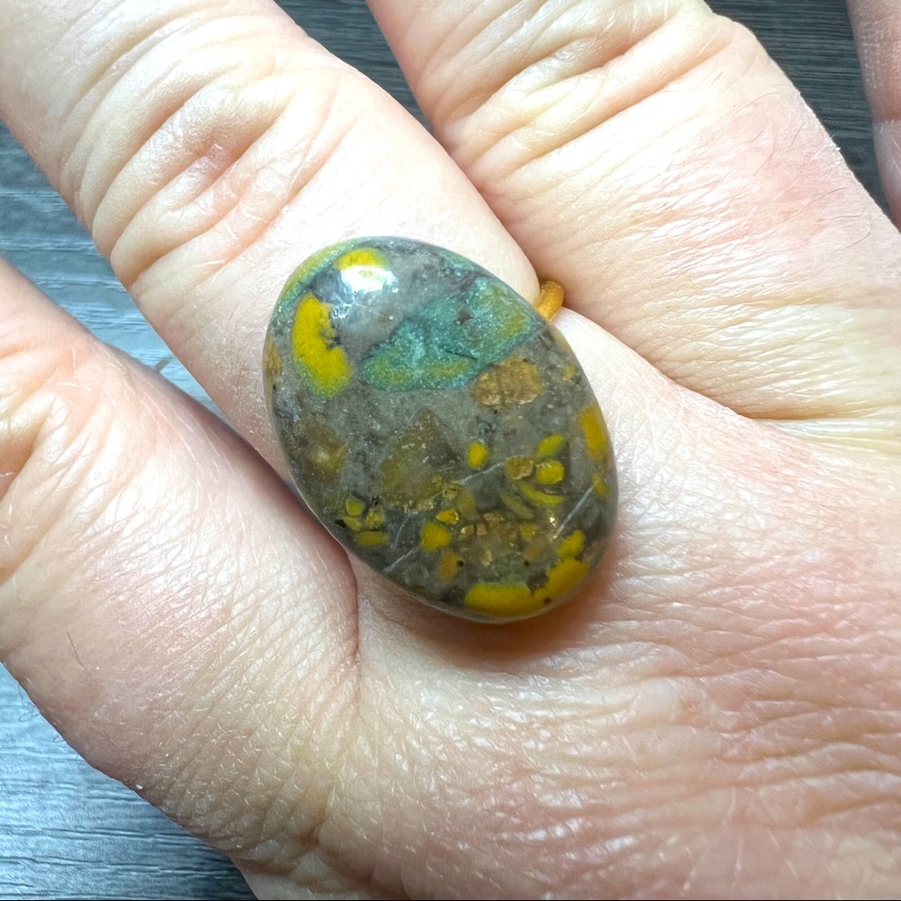 Fruit Jasper Stone Ring